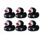 6Pcs Halloween Horror Rubber Duck With Pressable Ghost Face Spooky Ghost Duck For Indoor Outdoor Party Decorations
